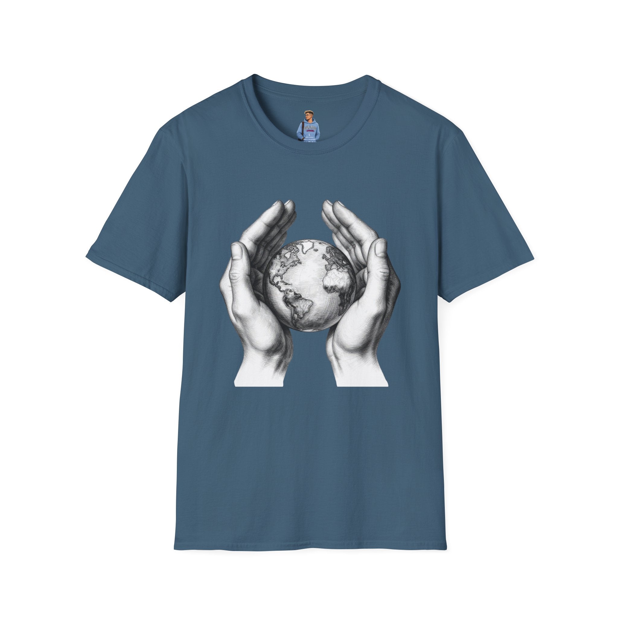 Earth in Your Hands T-Shirt — Protect the Planet Graphic Tee