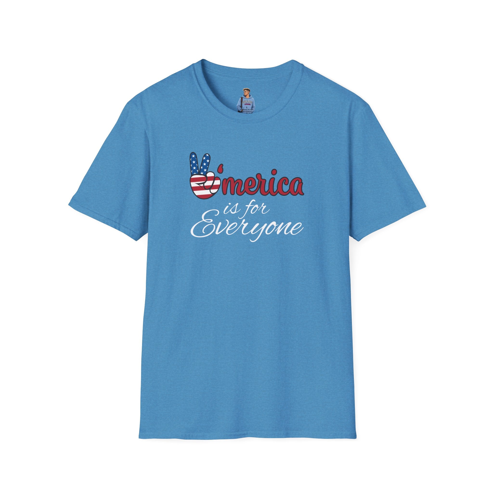 'América es para todos' - Camiseta unisex Softstyle