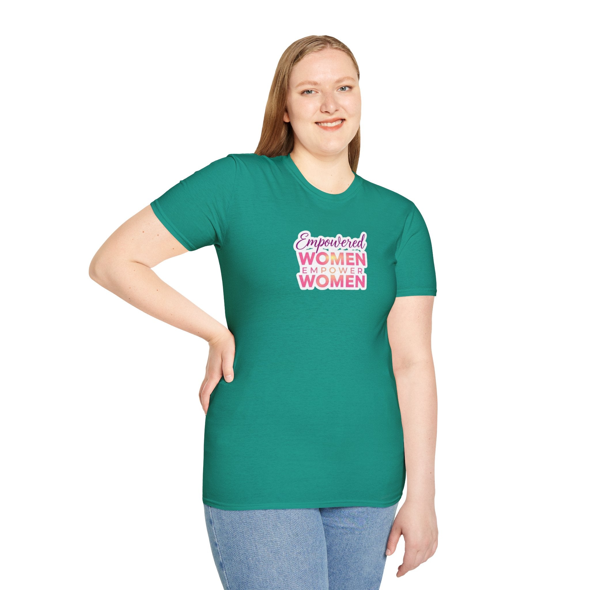 Empowered Women T-Shirt | Unisex Softstyle Tee for Women’s Empowerment