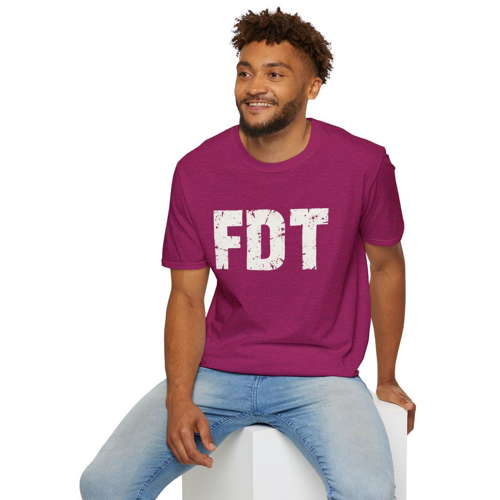 FDT Political Protest Distressed Graphic T-Shirt