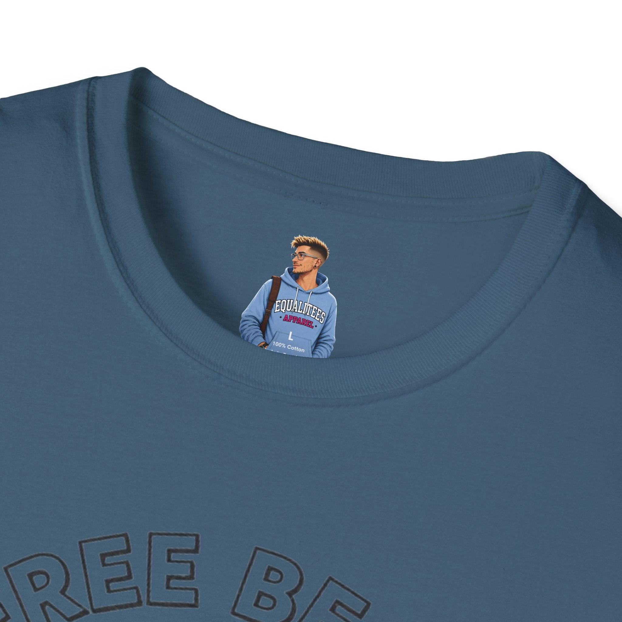 Free Bear Hugs Rainbow Paw T-Shirt
