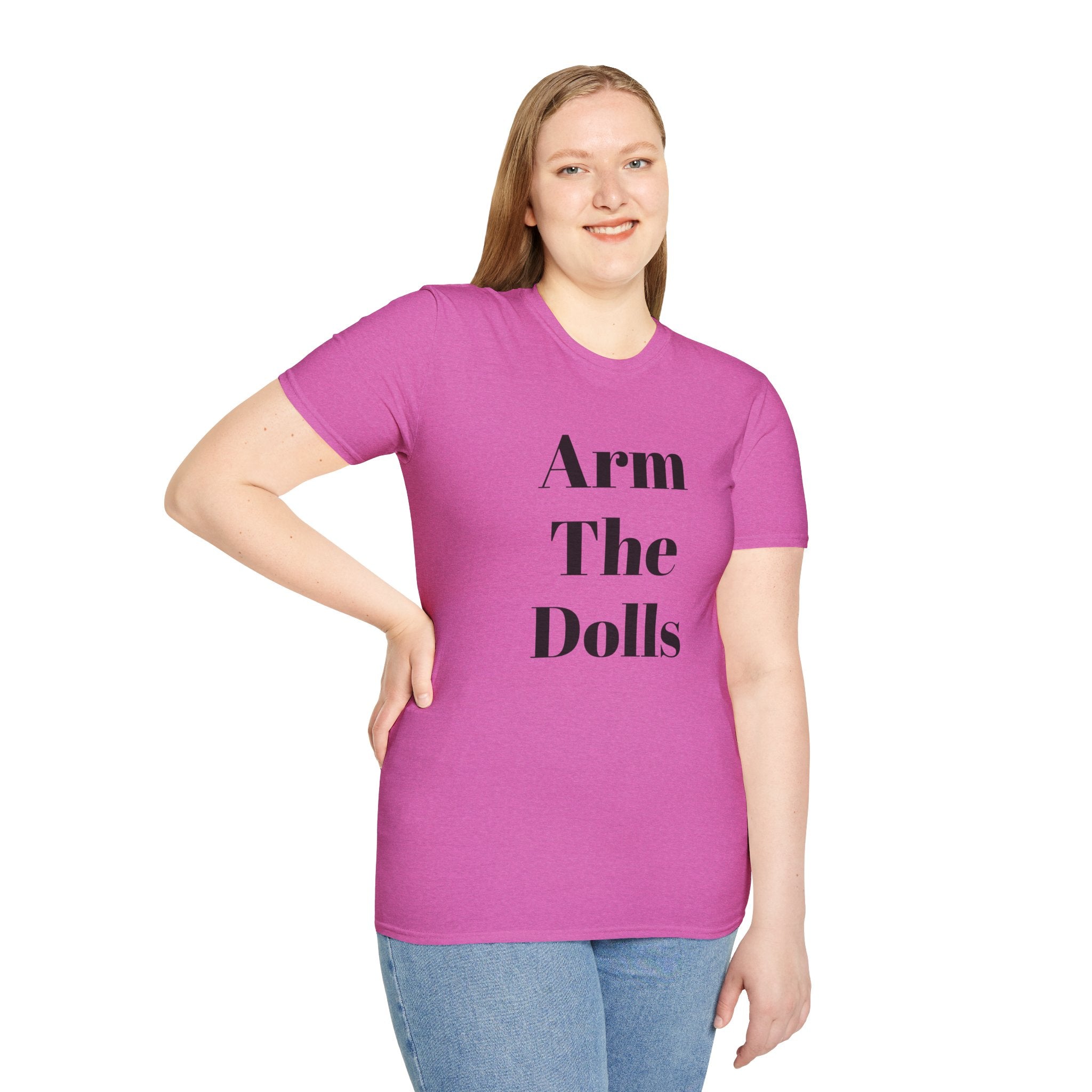 Arm The Dolls — Minimalist Statement T-Shirt