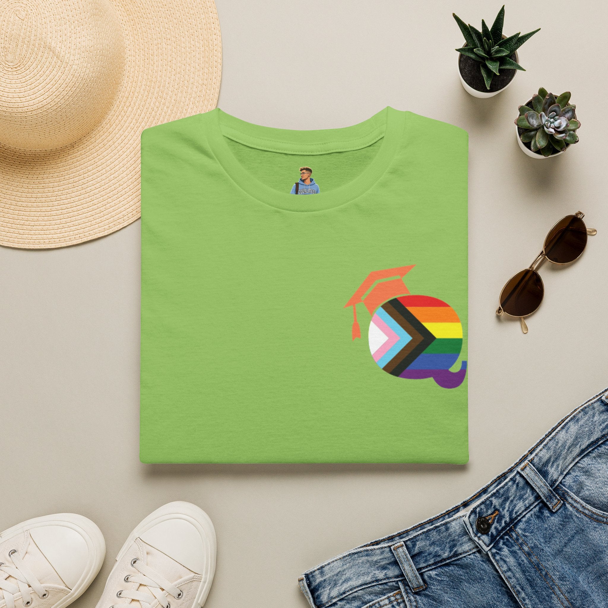 TWQ - Teaching While Queer Unisex Softstyle Logo T-shirt