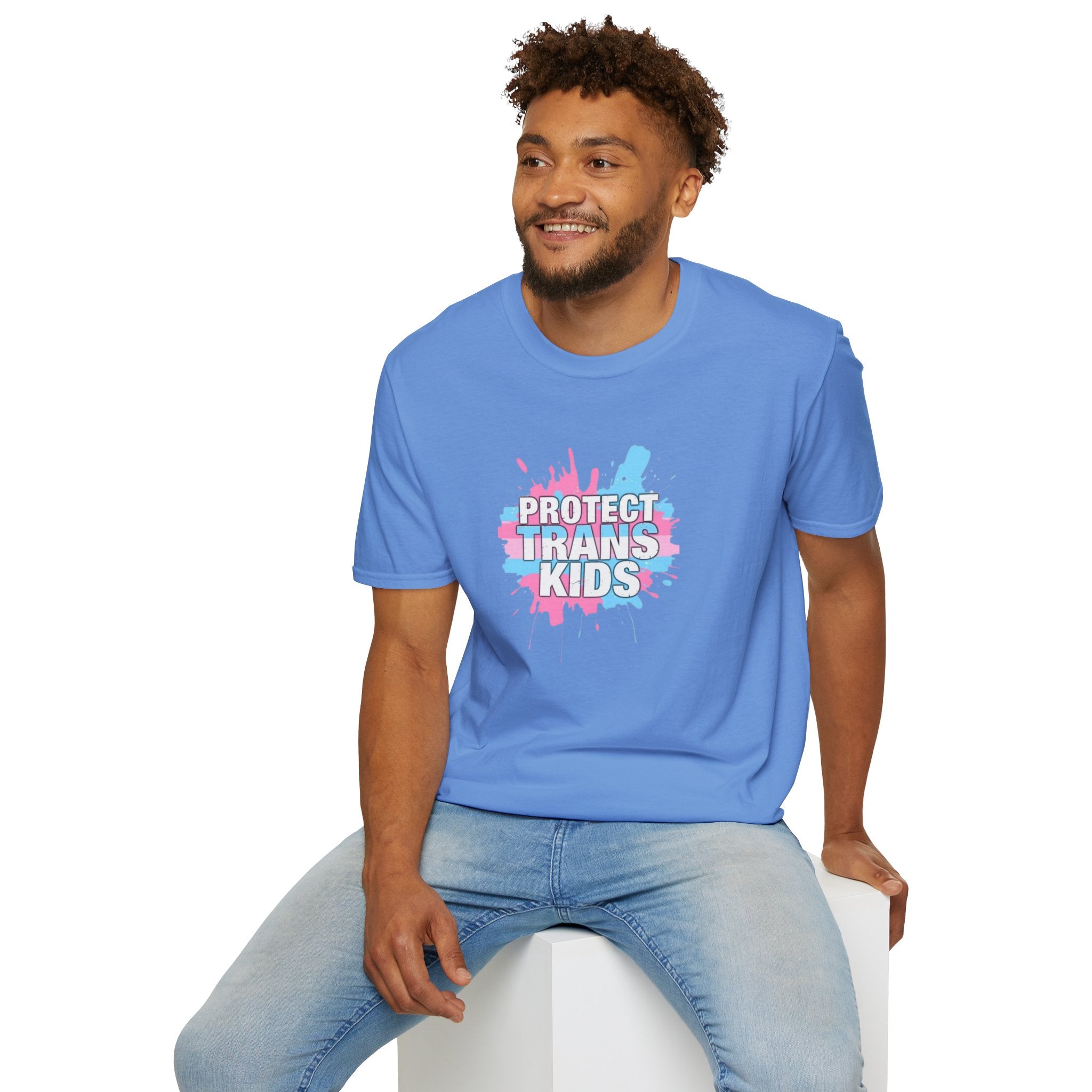 Camiseta unisex infantil "Protect Trans" - Ropa de apoyo LGBTQ+