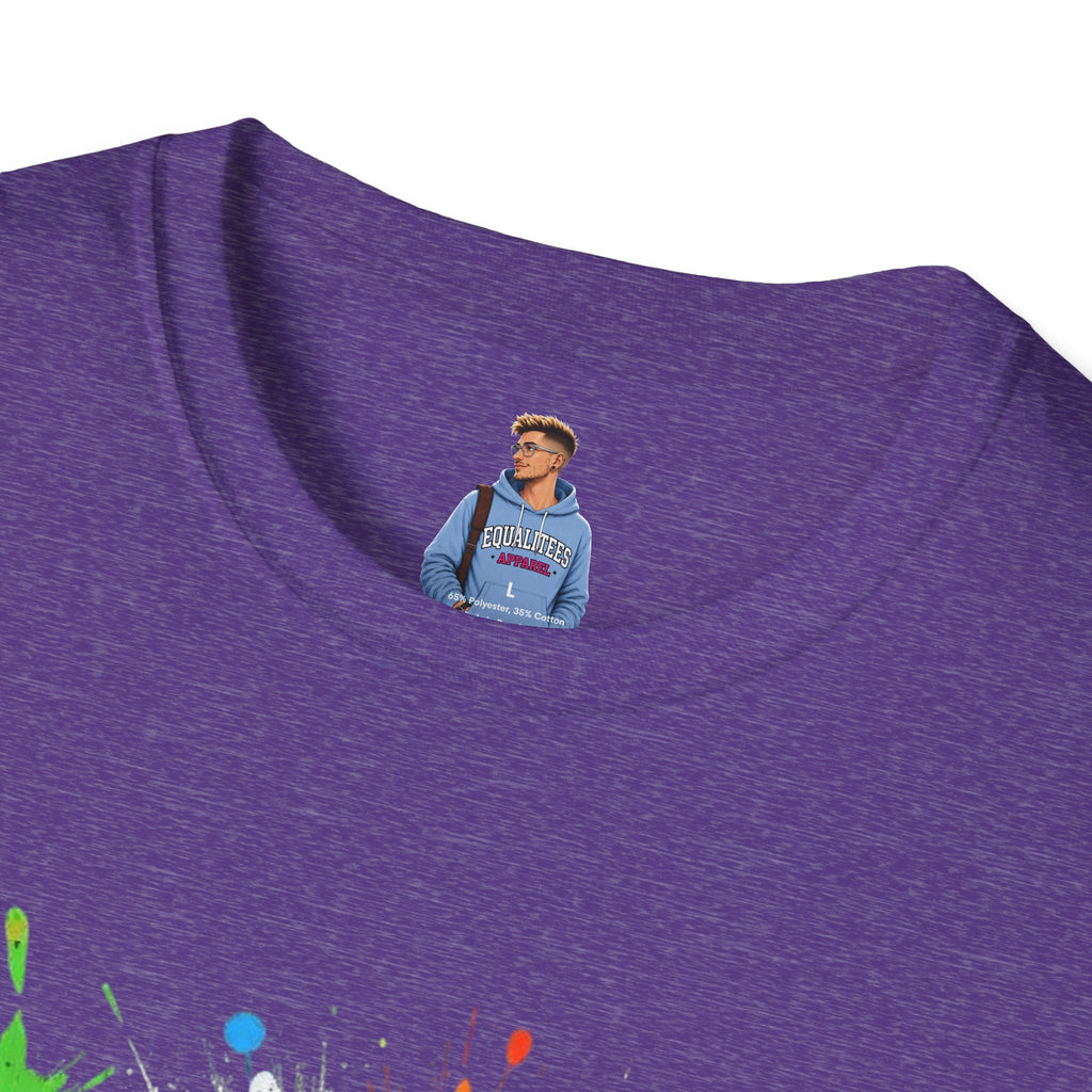 Bold Rainbow WTF Color Splash T-Shirt