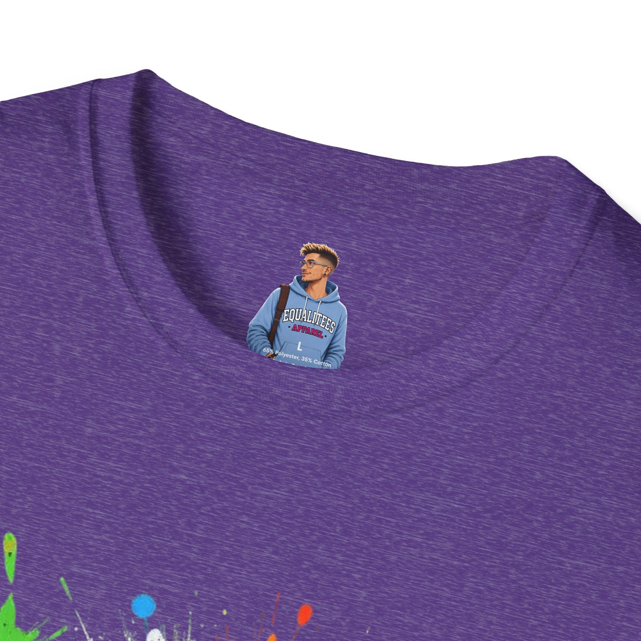 Bold Rainbow WTF Color Splash T-Shirt