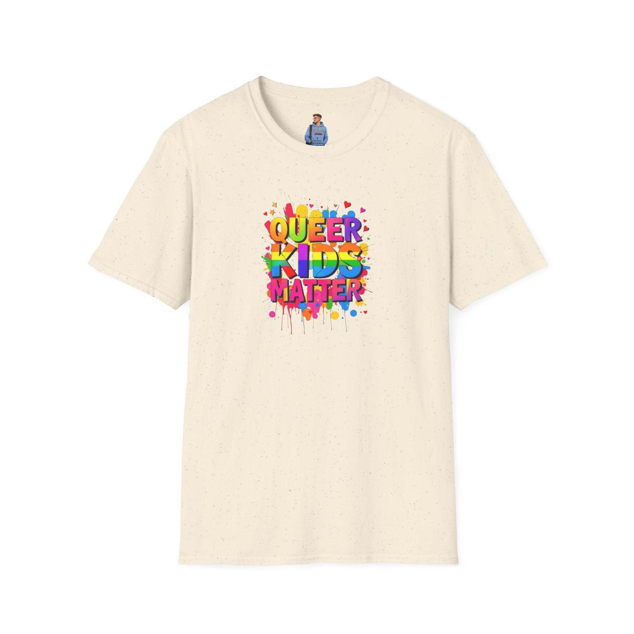 Camiseta unisex suave "Queer Kids Matter": celebra la inclusión y el orgullo
