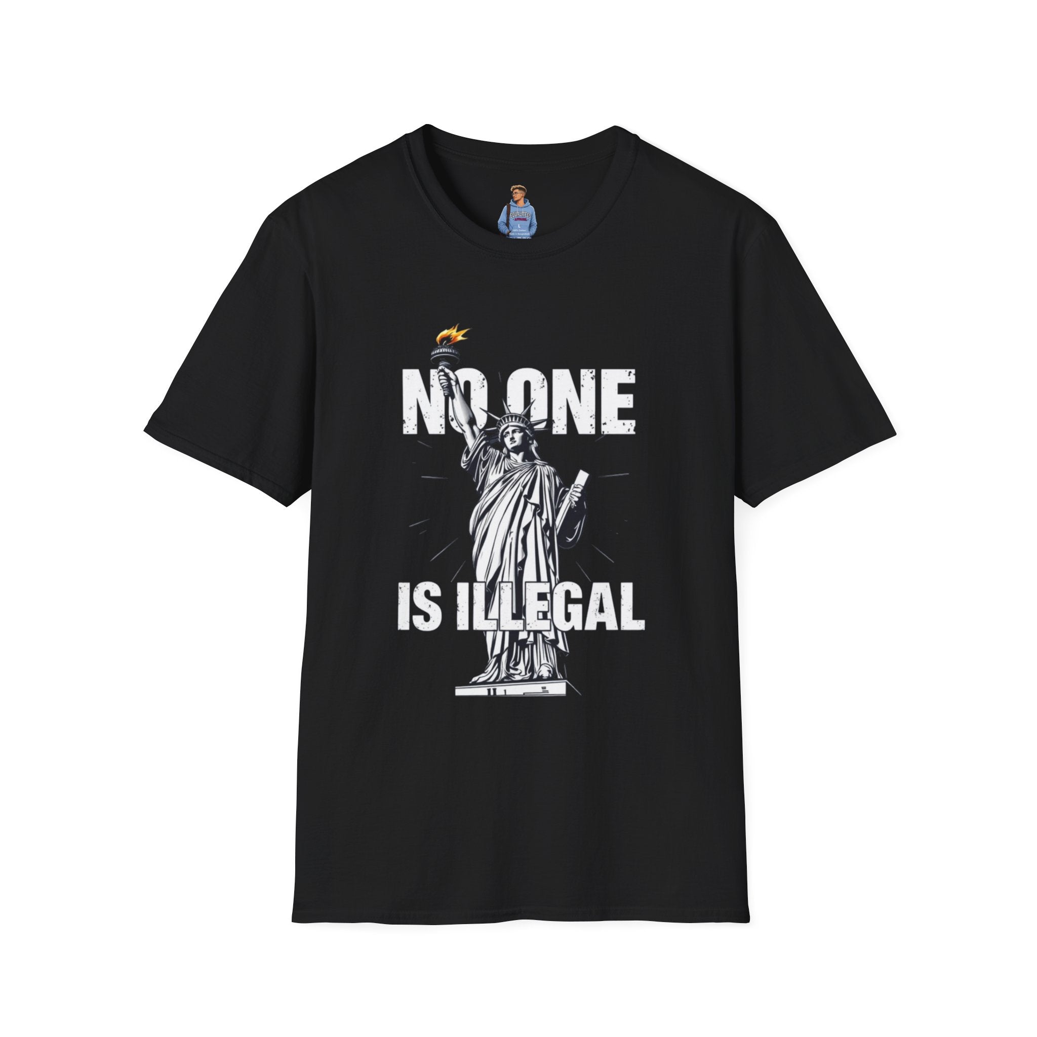 No One Is Illegal Graphic T-shirt