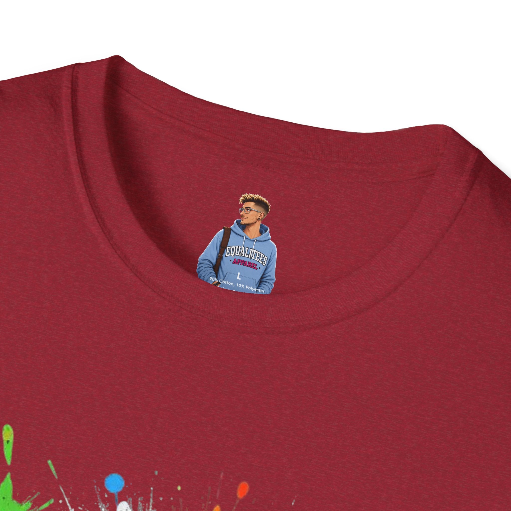 Bold Rainbow WTF Color Splash T-Shirt