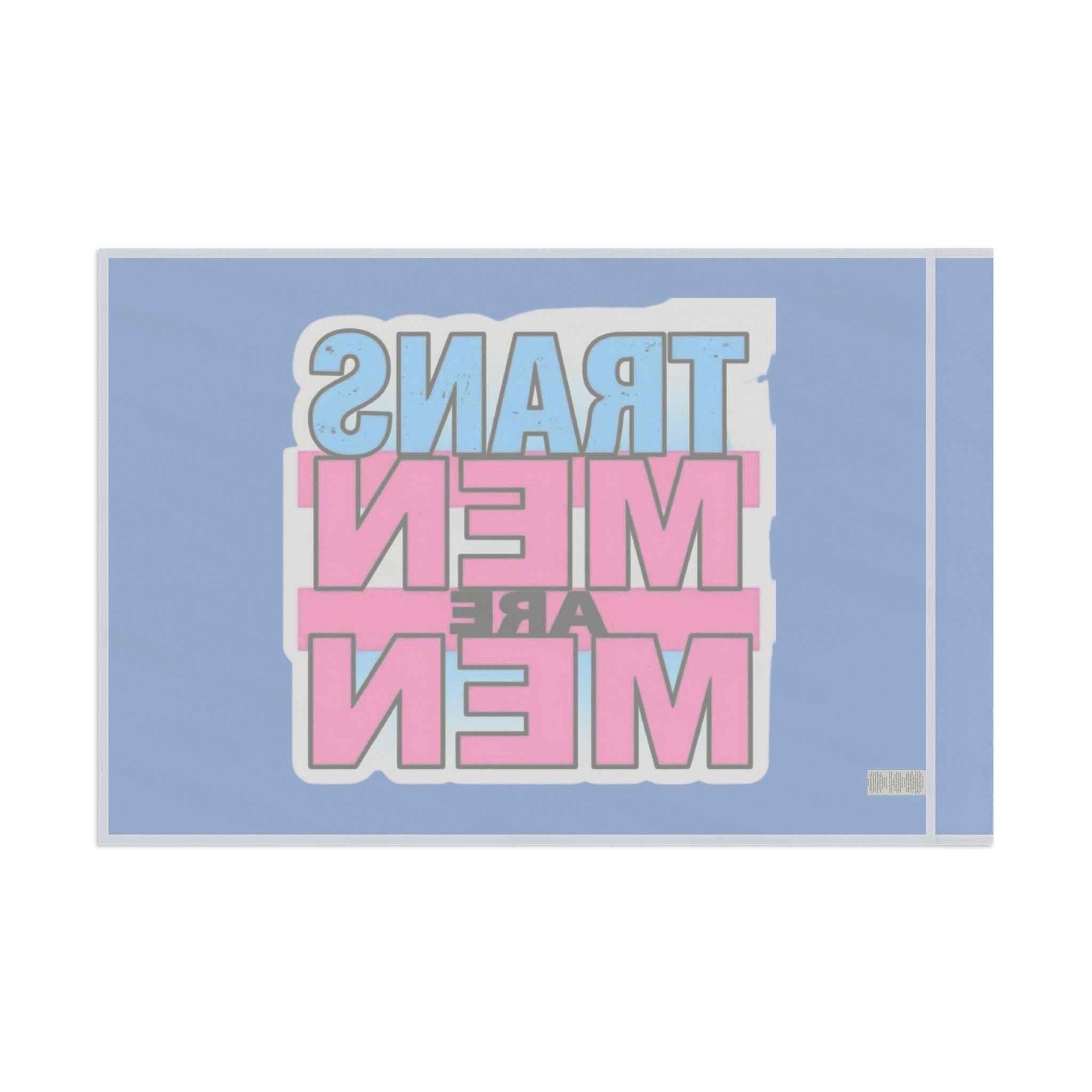 Trans Men Are Men Pride and Protest Flag - EqualiTees.Me