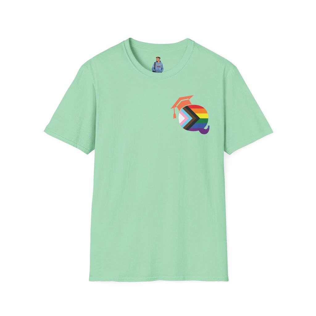 TWQ - Teaching While Queer Unisex Softstyle Logo T-shirt