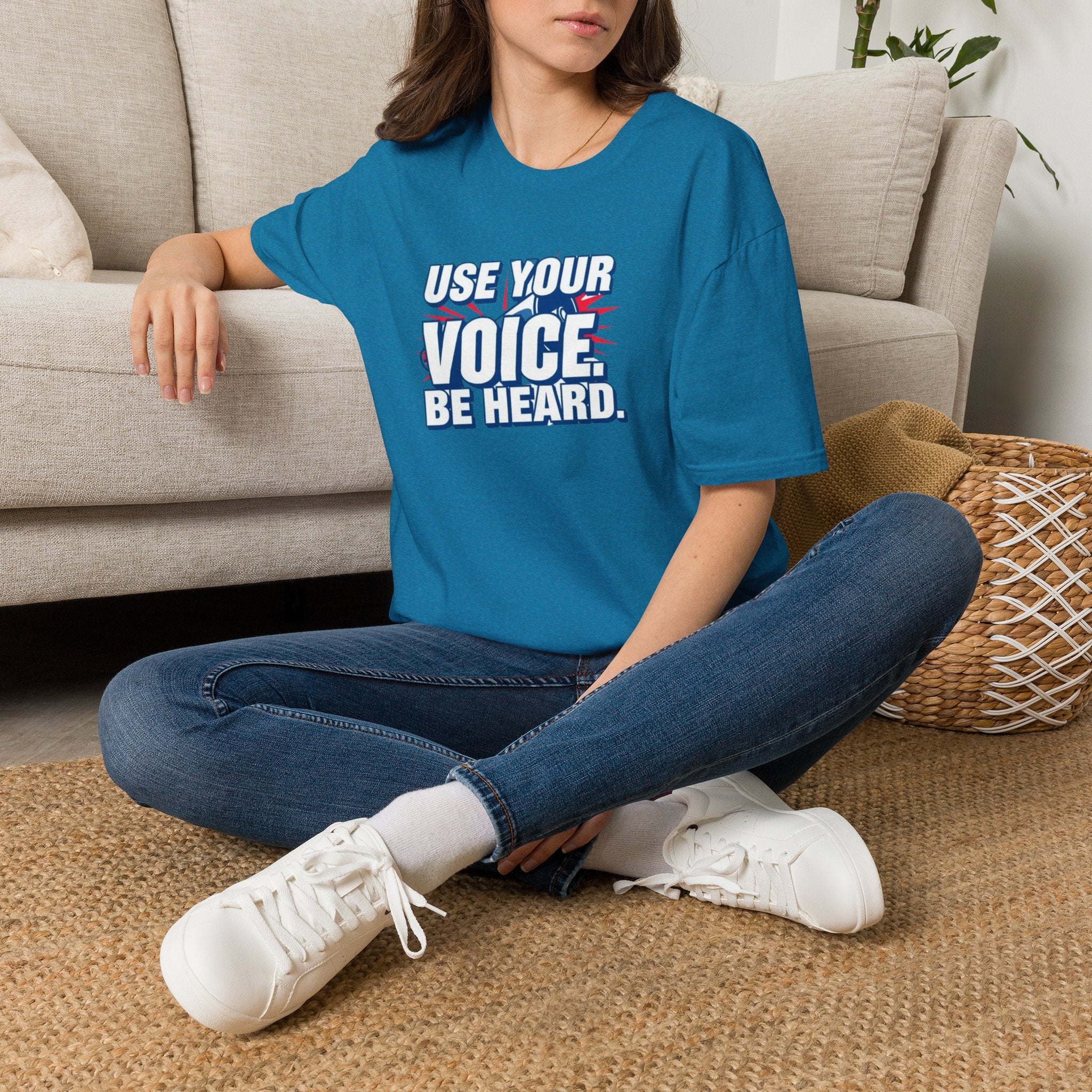 Camiseta de empoderamiento: usa tu voz y hazte escuchar