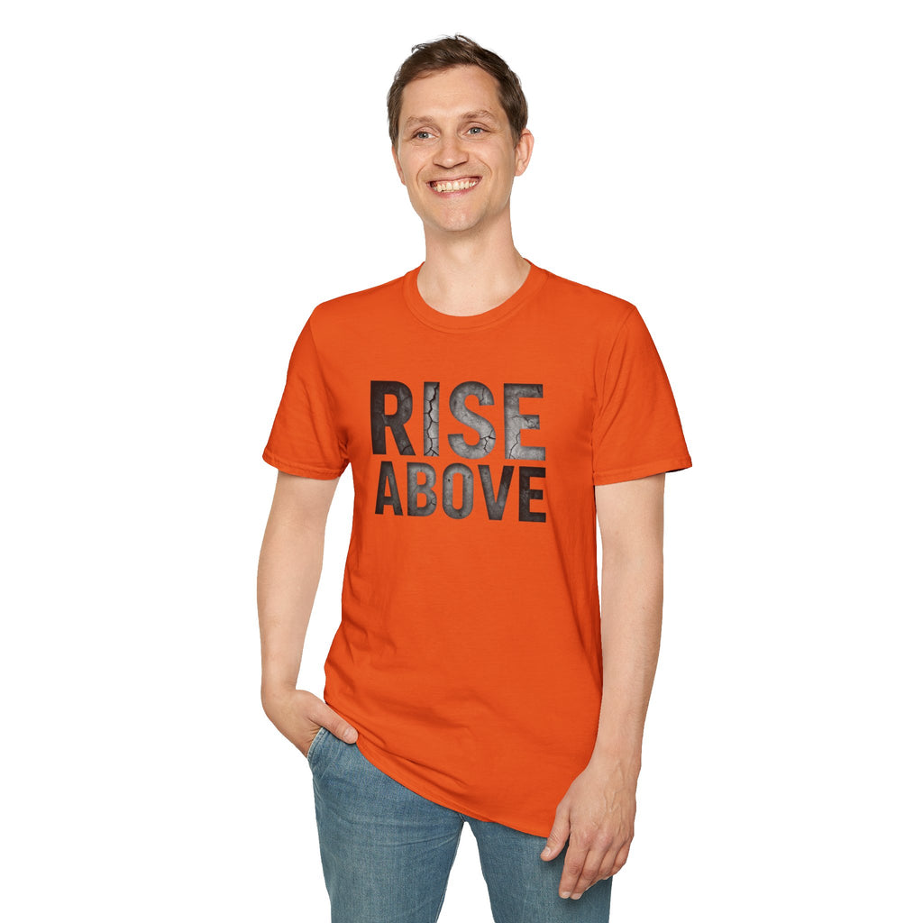 Rise Above Motivational Graphic T-Shirt