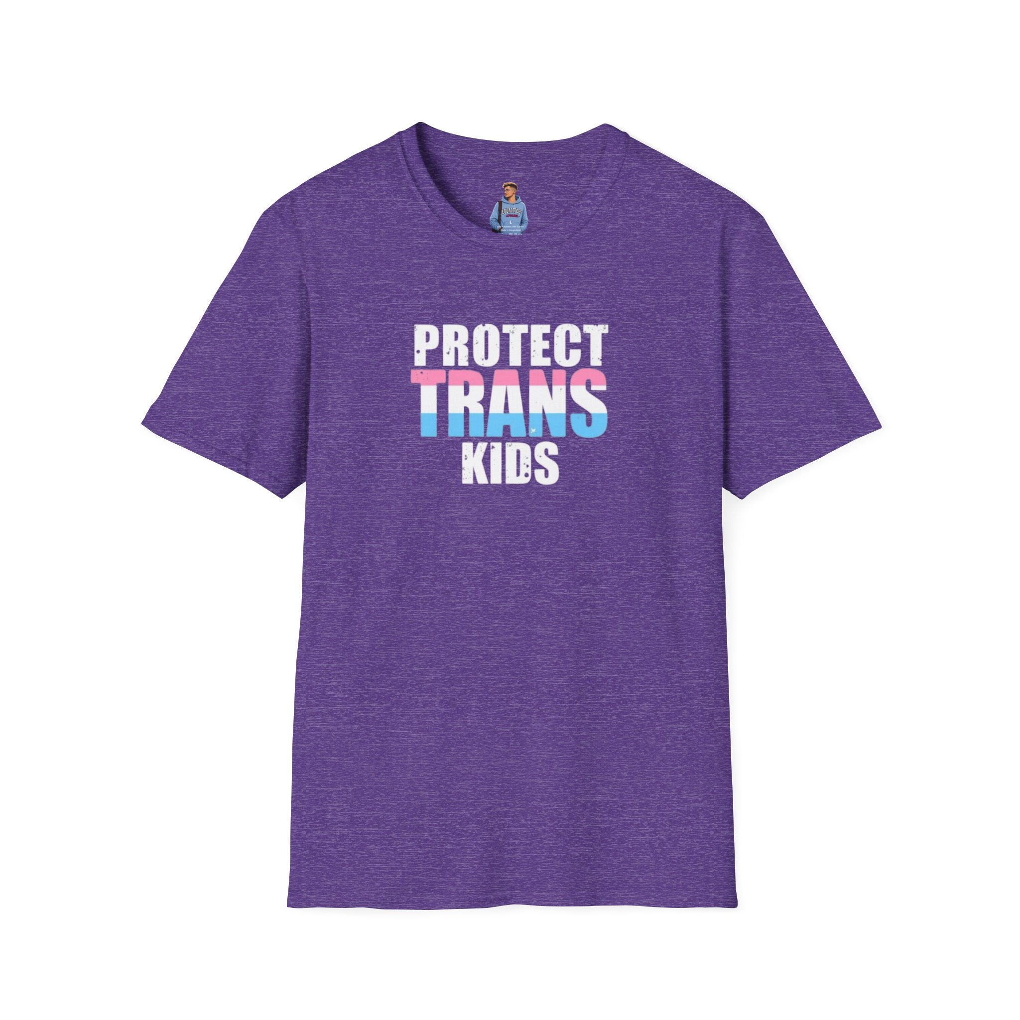 Camiseta unisex Softstyle - PROTEGE A LOS NIÑOS TRANS