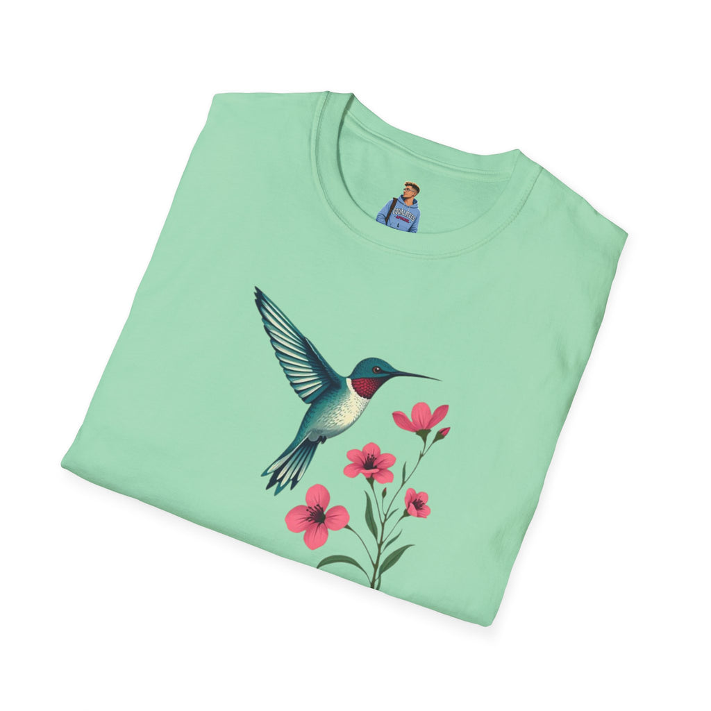 Floral Hummingbird T-Shirt