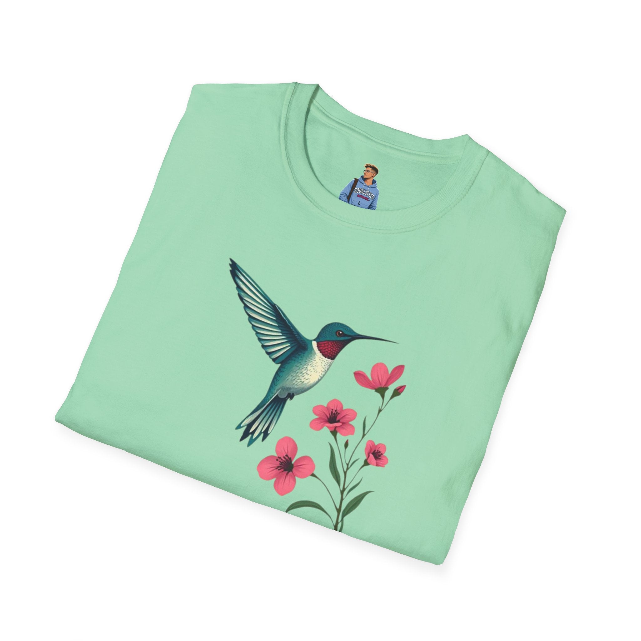 Floral Hummingbird T-Shirt