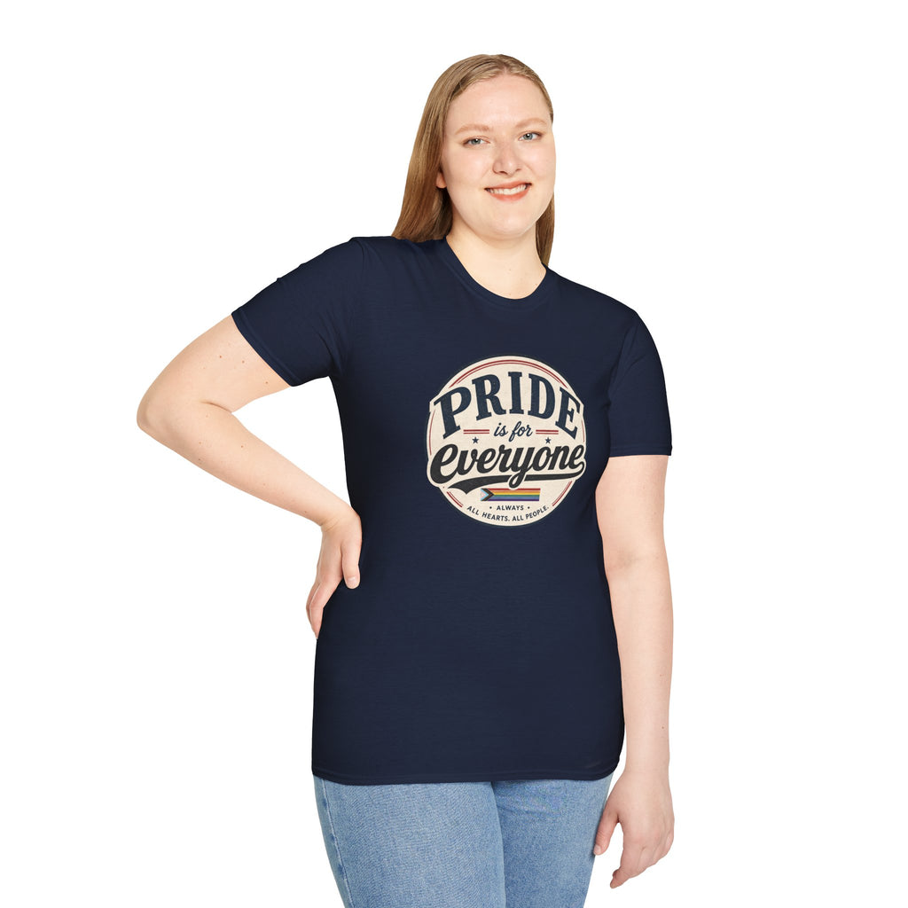 Pride Is for Everyone T-Shirt — Inclusive Retro Pride Tee