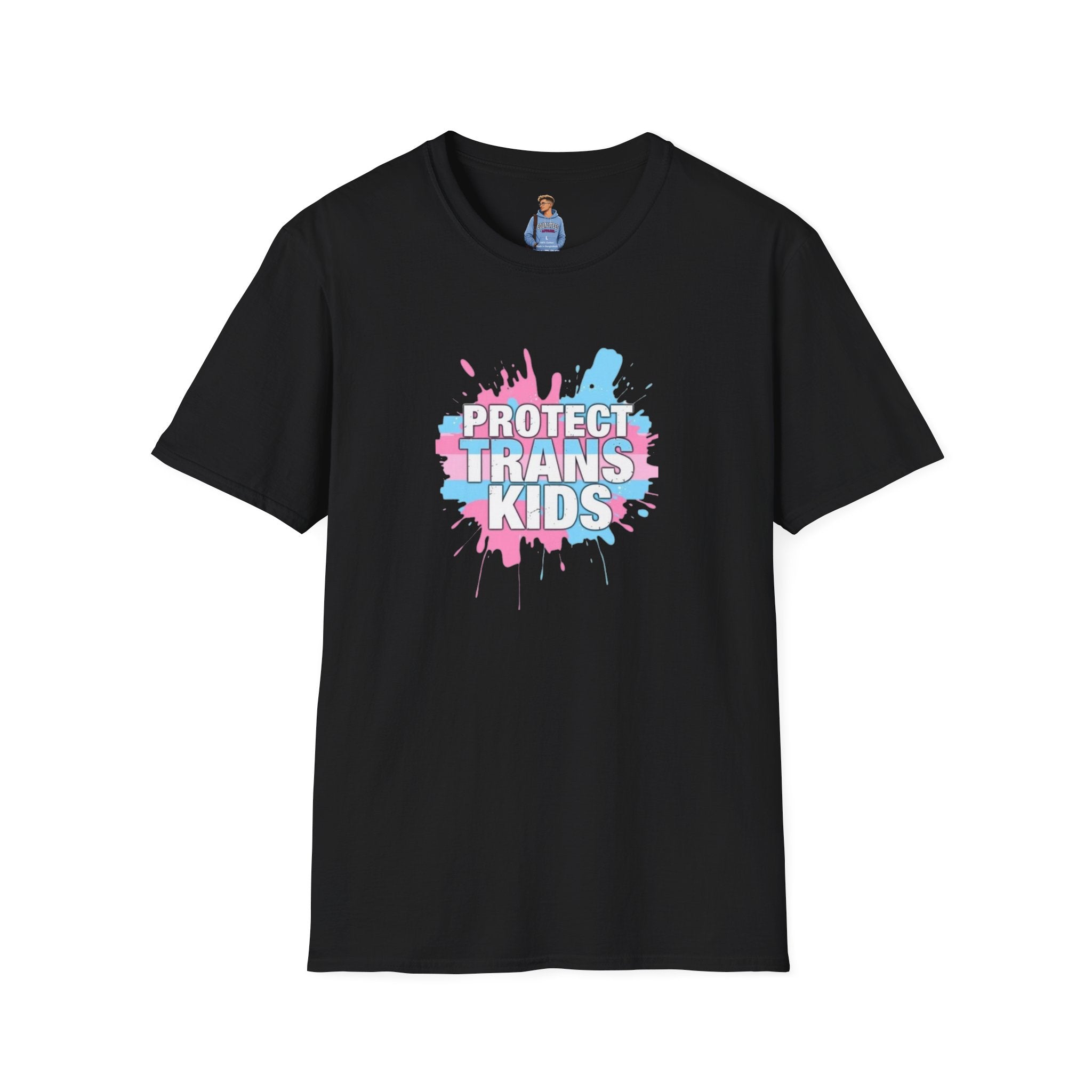Camiseta unisex infantil "Protect Trans" - Ropa de apoyo LGBTQ+