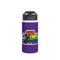 Teaching While Queer Stainless Steel Water Bottle - Perfect for Educators and Allies - EqualiTees.Me