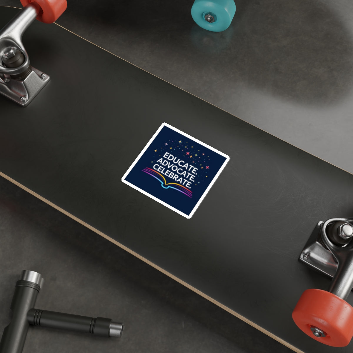 Educational Advocacy Die-Cut Stickers - Celebrate Learning! - Inspiring Designs for Students & Educators - EqualiTees.Me