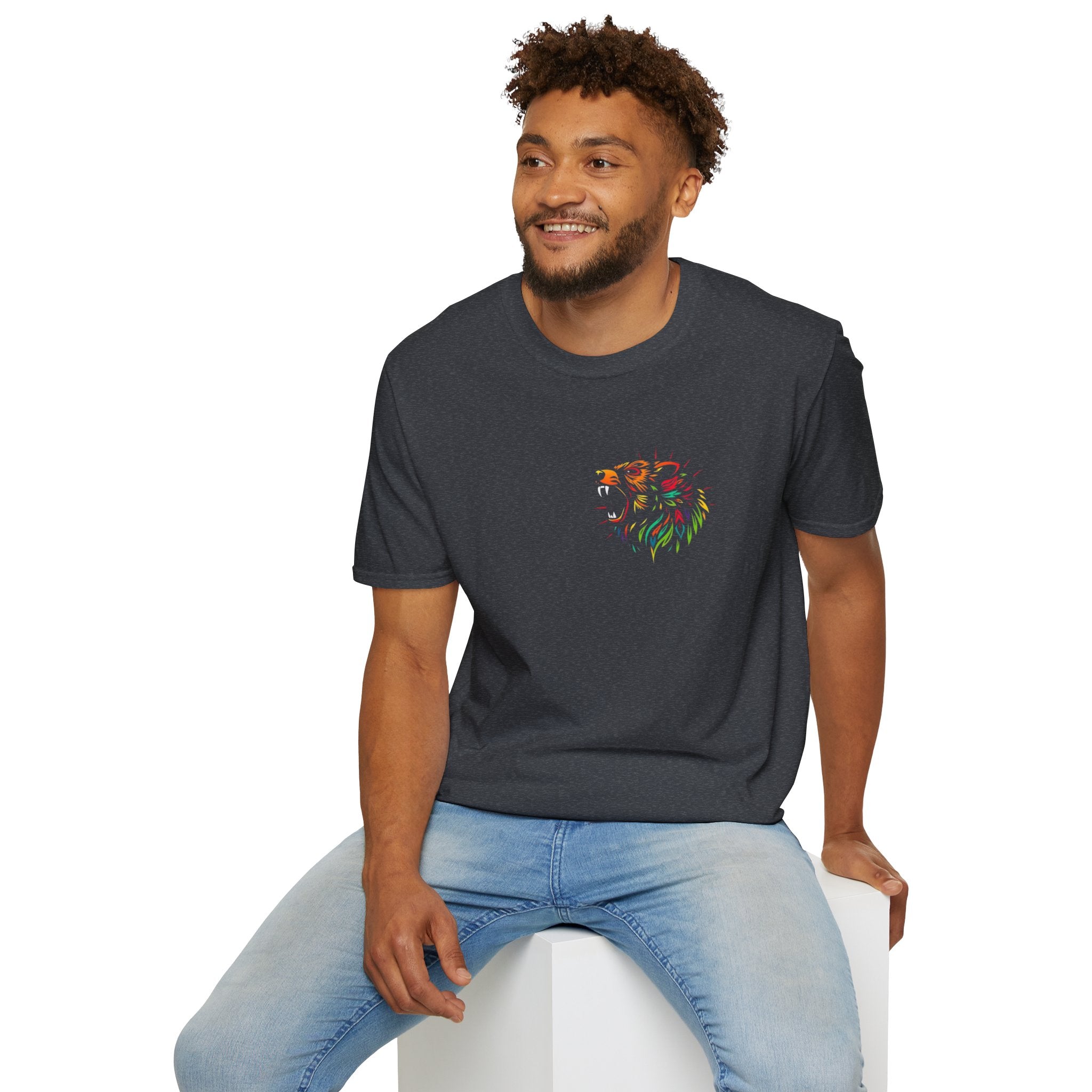 Native Bear Pride Unisex Softstyle T-shirt