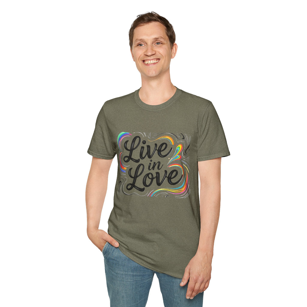 Live in Love Inspirational T-Shirt
