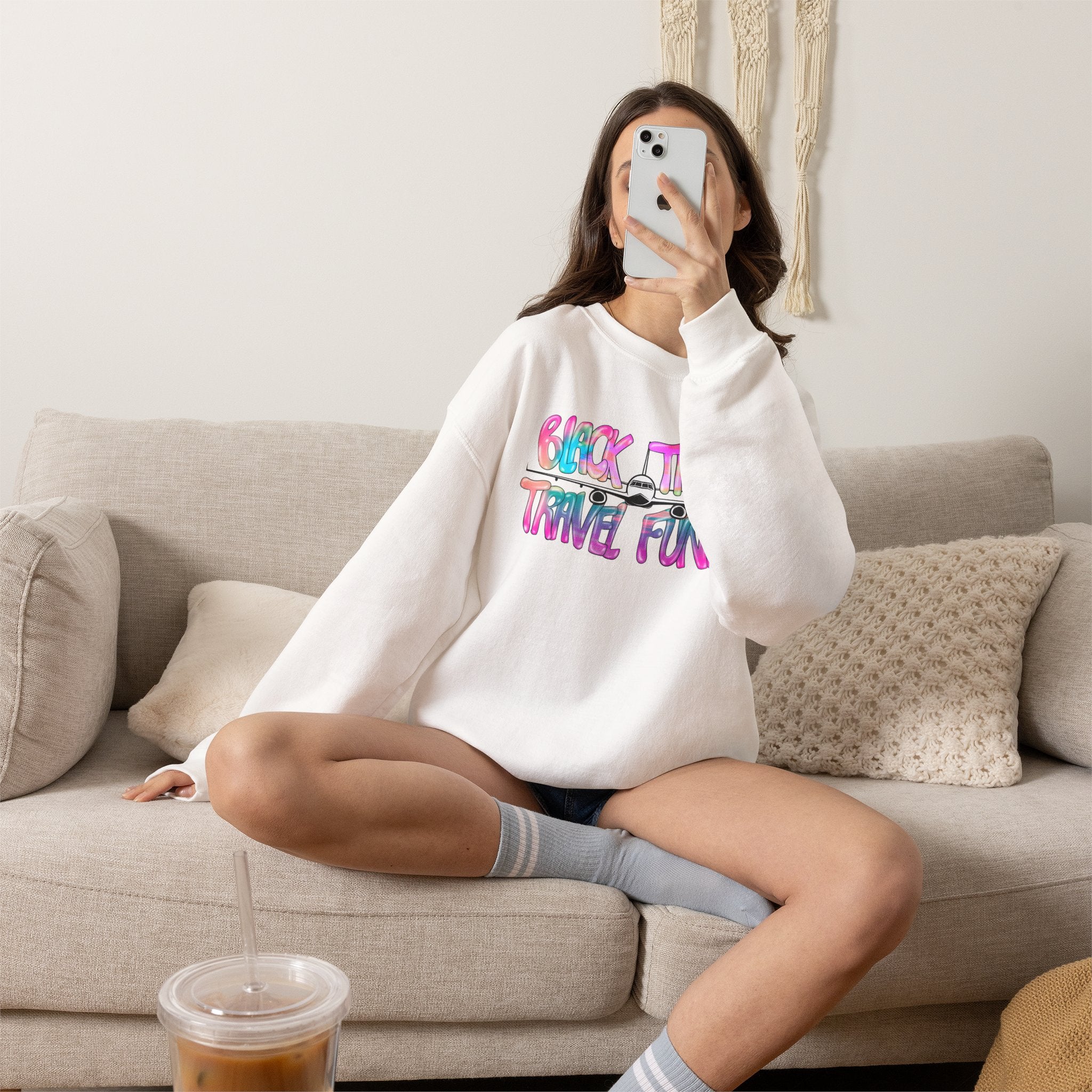 BTTF - Black Trans Travel Fund Unisex Crewneck Sweatshirt