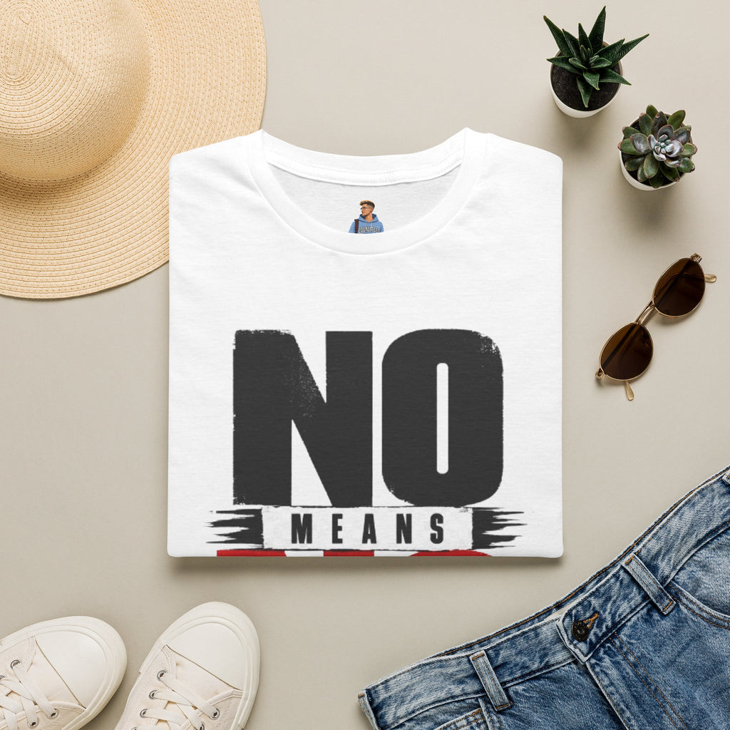 NO Means NO T-Shirt — Consent Awareness Graphic Tee