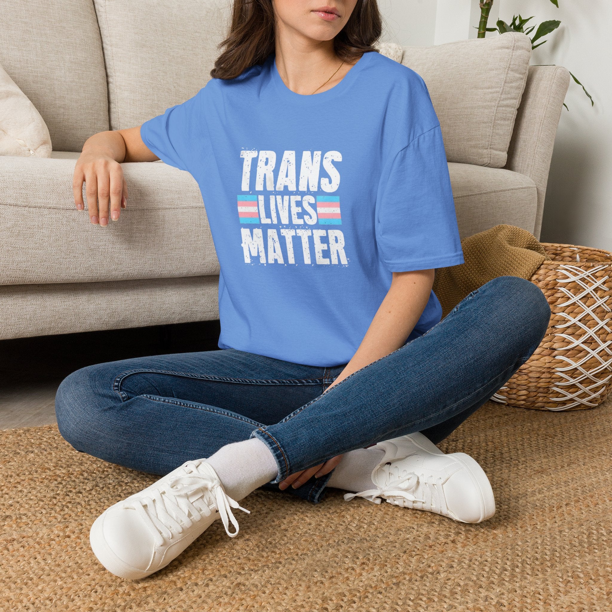 Trans Lives Matter Unisex Softstyle T-Shirt - Support LGBTQ+ Rights