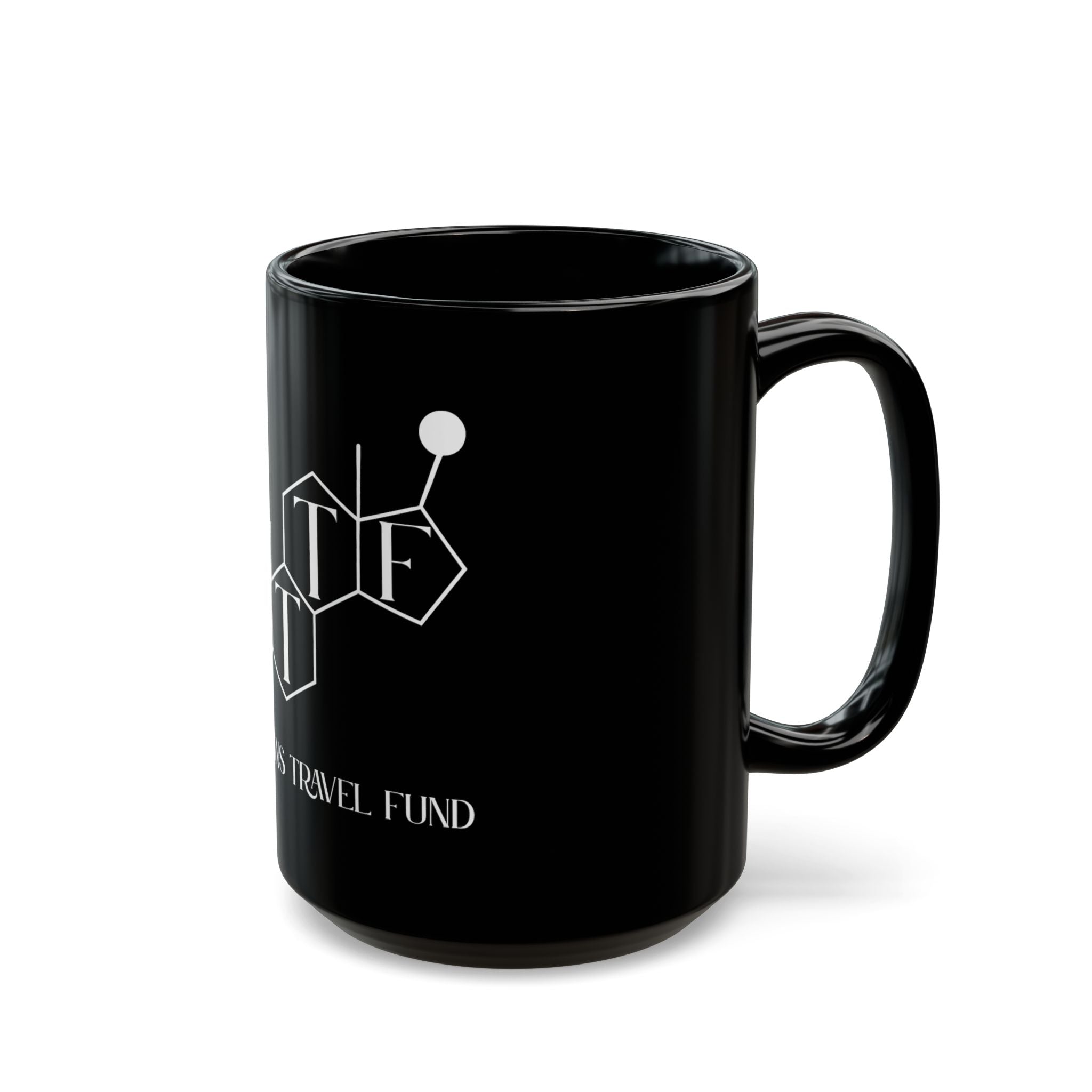 BTTF - Black Trans Travel Fund Black Ceramic Mug 11oz/15oz