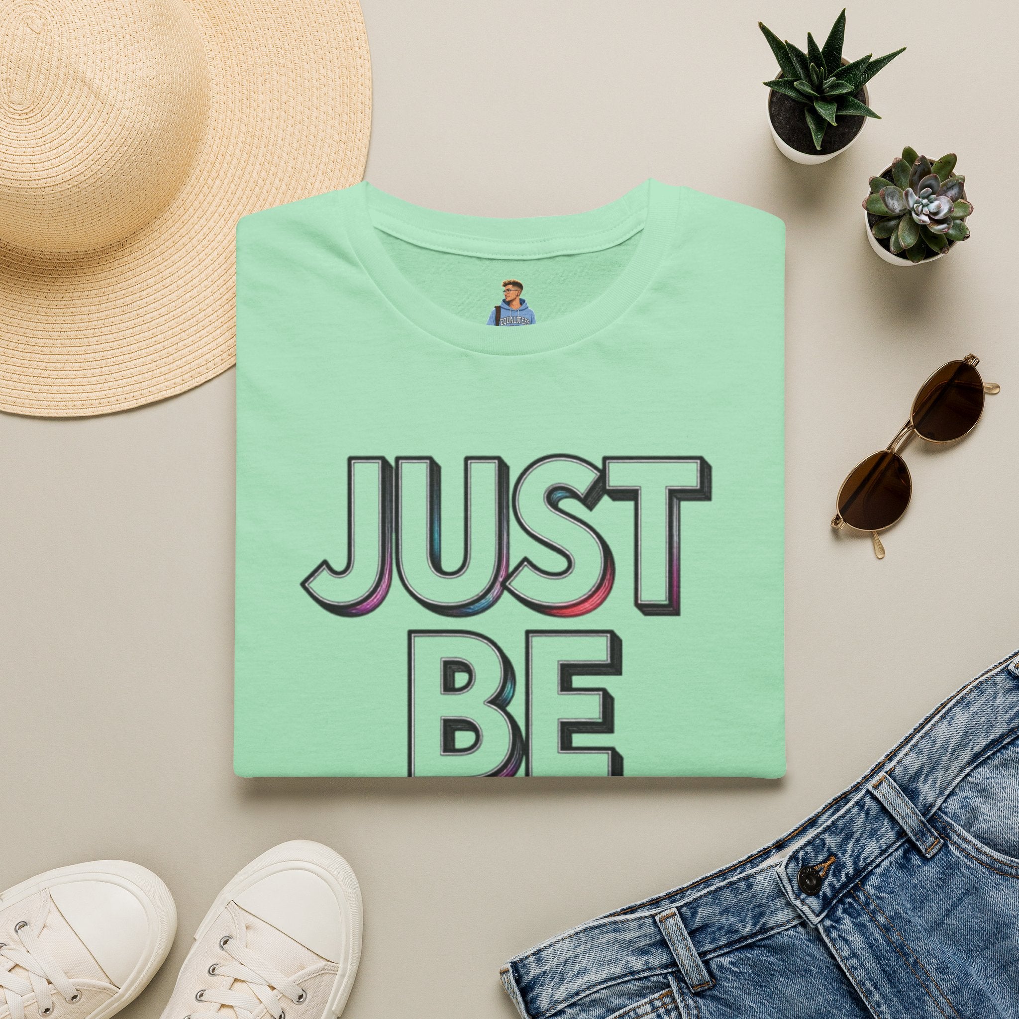 Just Be You T-Shirt — Inspirational Minimalist Graphic Tee