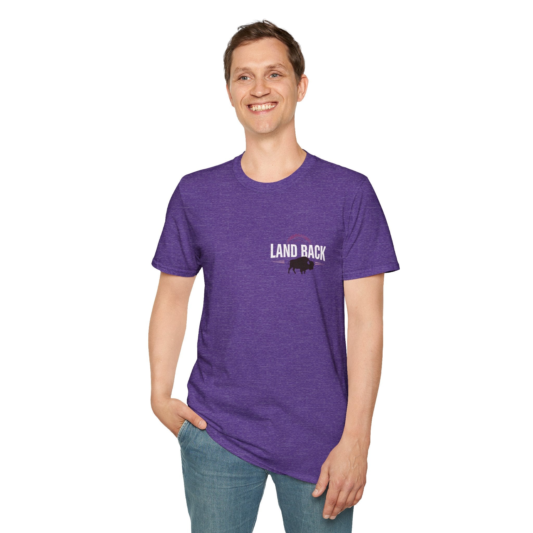 'Land Back' Unisex Softstyle T-shirt