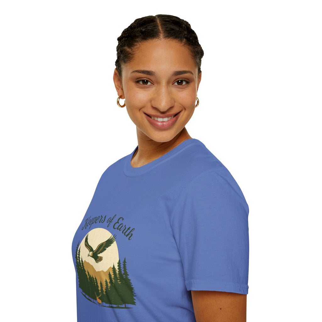 Keepers of the Earth Eagle and Elk T-shirt