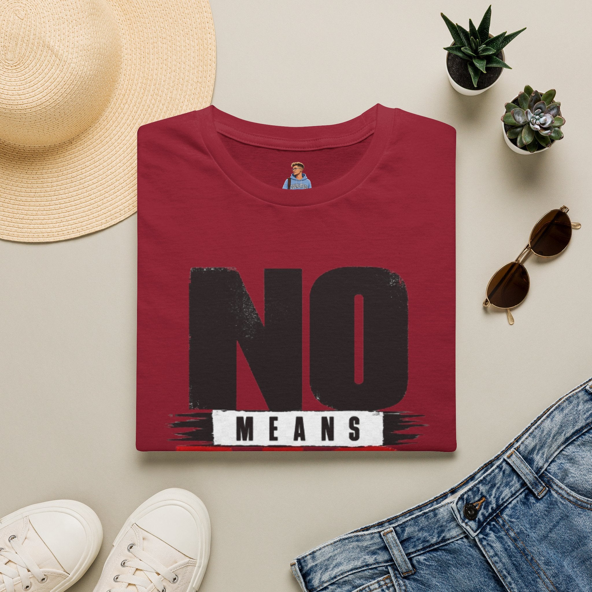 NO Means NO T-Shirt — Consent Awareness Graphic Tee