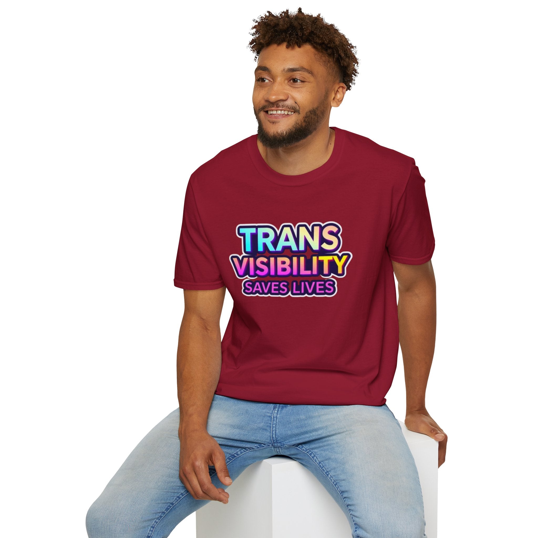 Trans Visibility Saves Lives Statement T-shirt