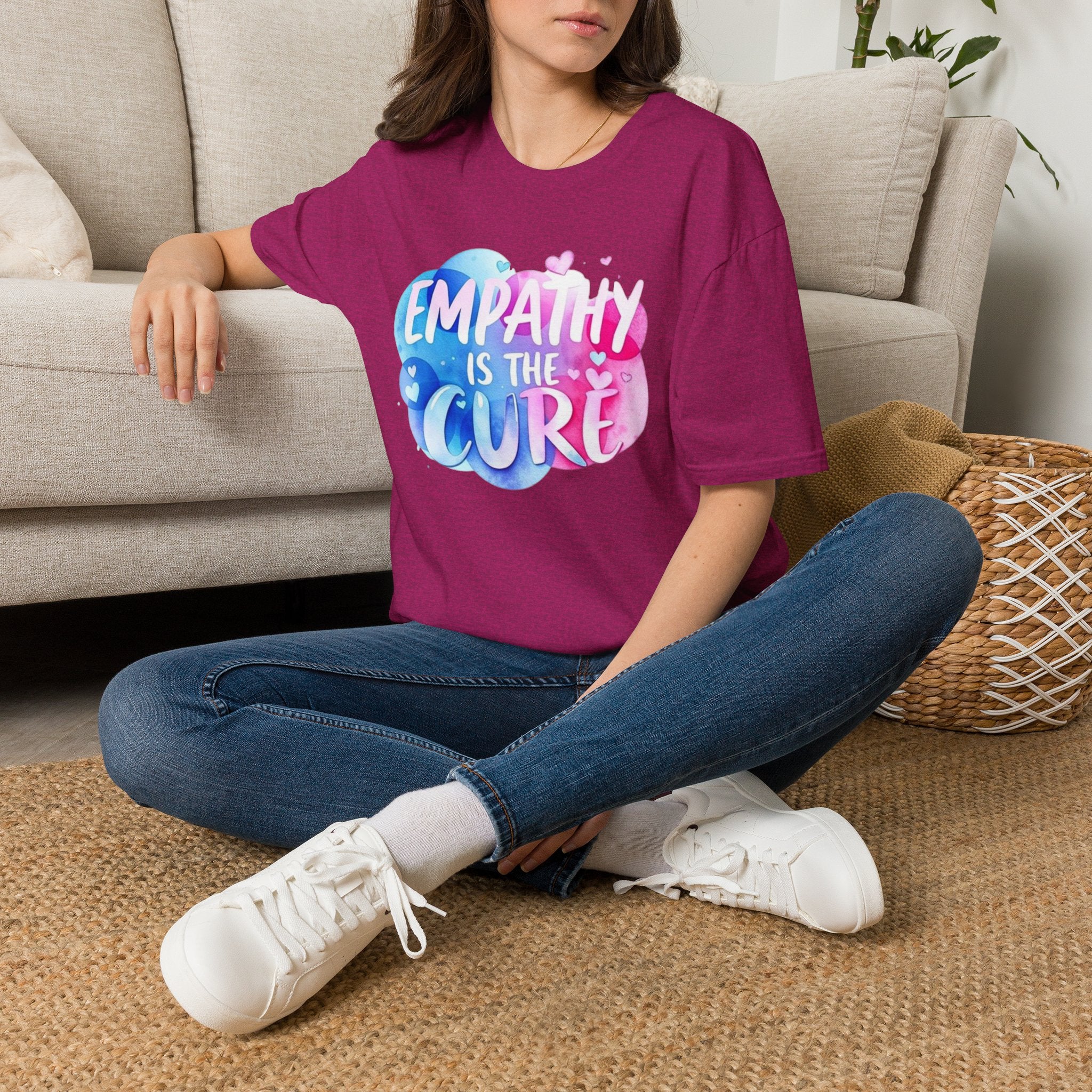 Empathy is the Cure Unisex Softstyle T-Shirt - Comfortable and Inspirational Tee for Everyday Wear