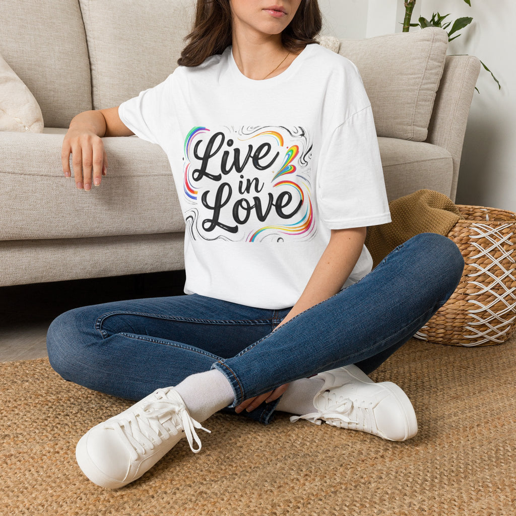 Live in Love Inspirational T-Shirt