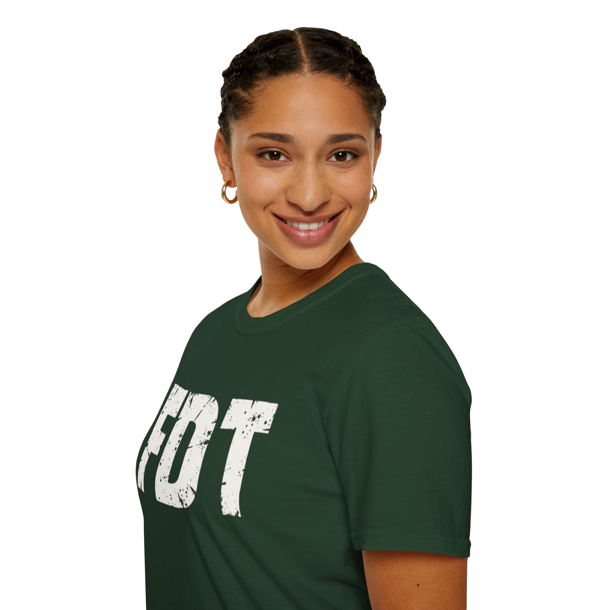 FDT Political Protest Distressed Graphic T-Shirt