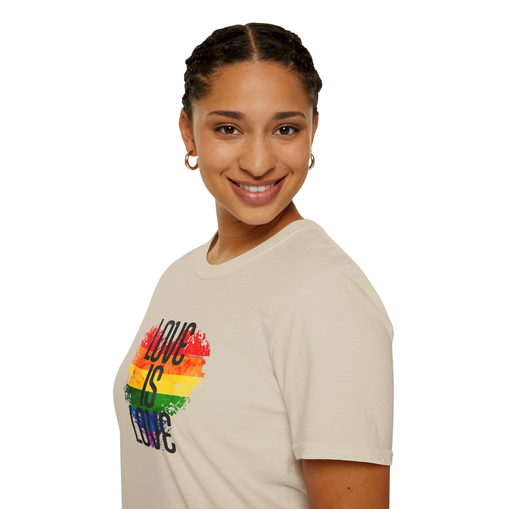 Pride Love Is Love Unisex Softstyle T-Shirt