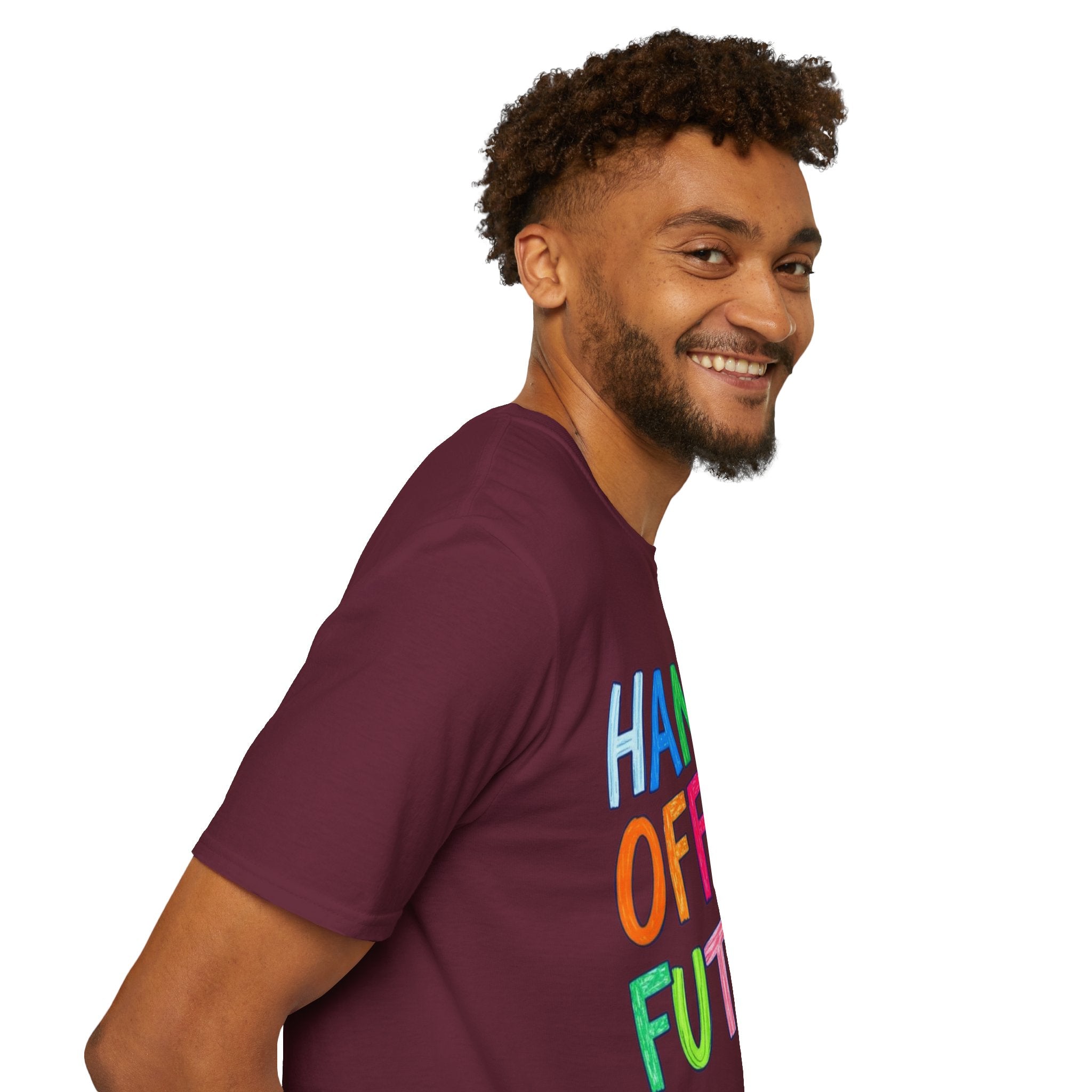 HANDS OFF MY FUTURE Political Statement T-Shirt