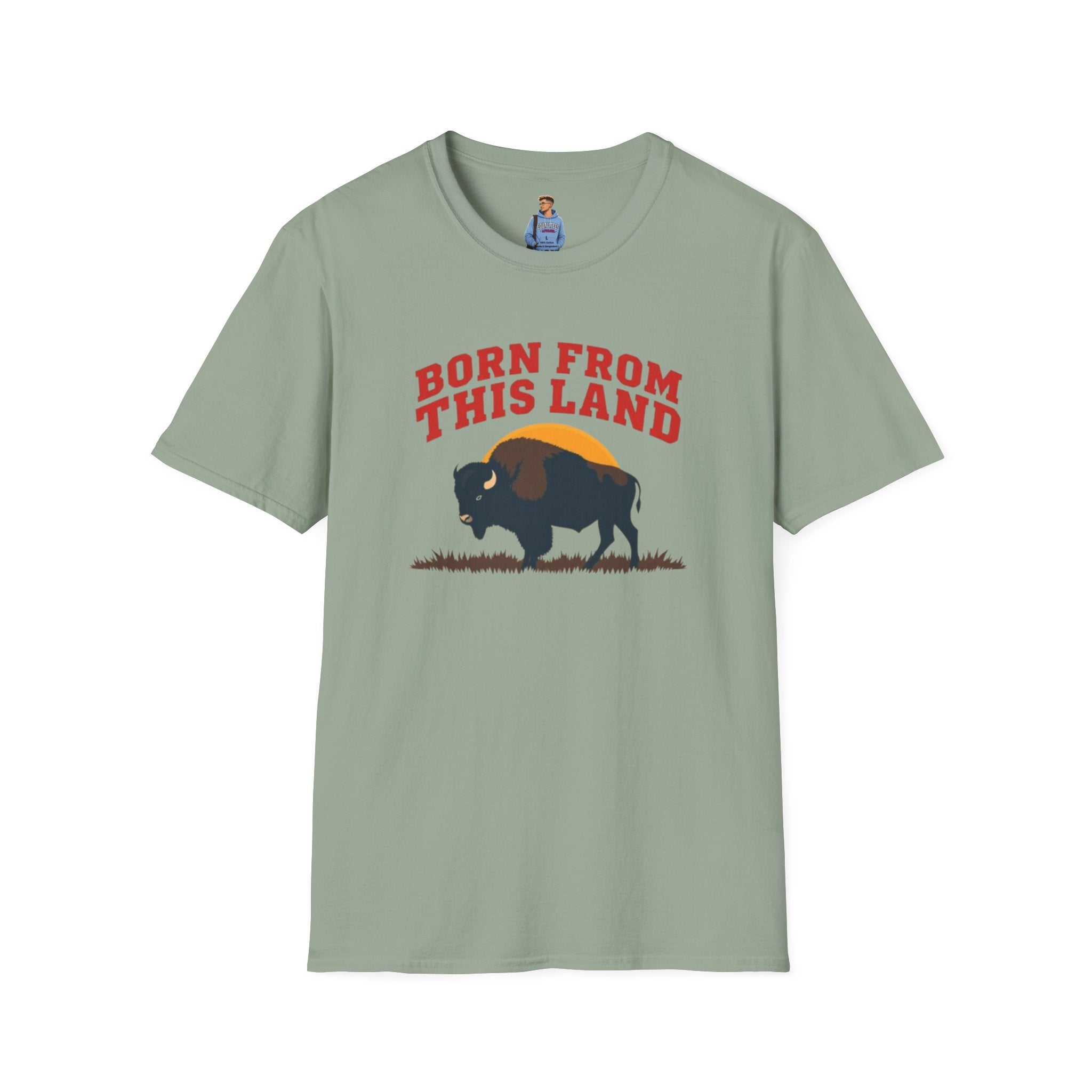 Born From this Land Native and Proud T-Shirt