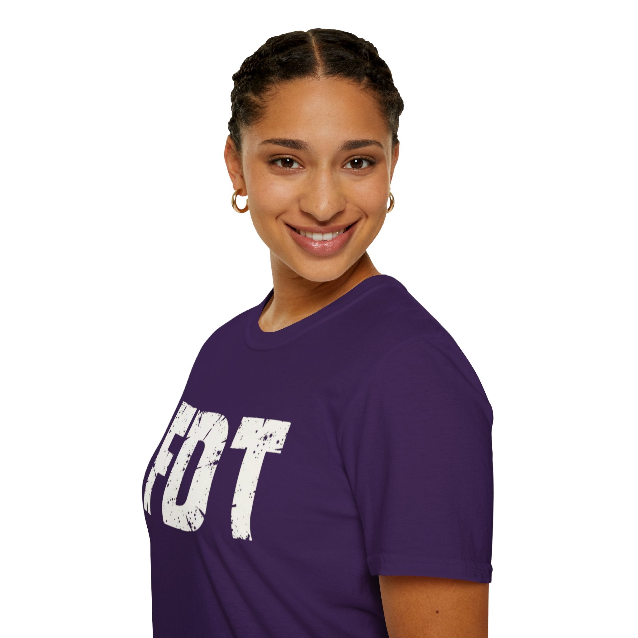 FDT Political Protest Distressed Graphic T-Shirt