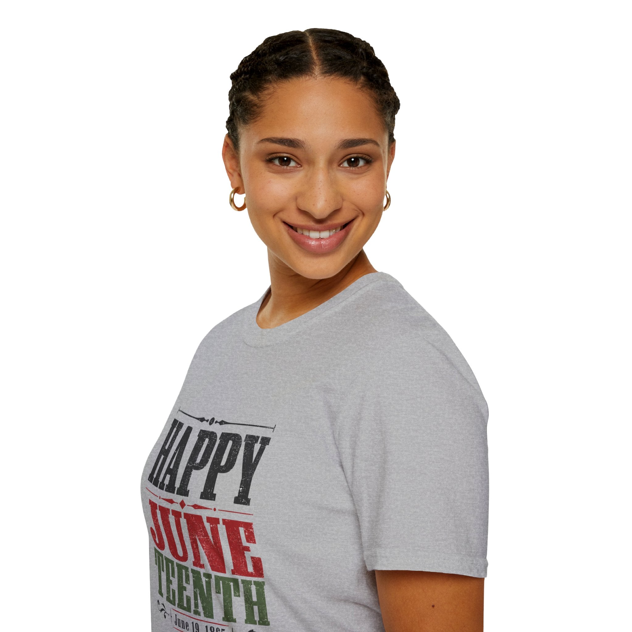 Juneteenth T-Shirt — "Happy Juneteenth" Celebration Tee