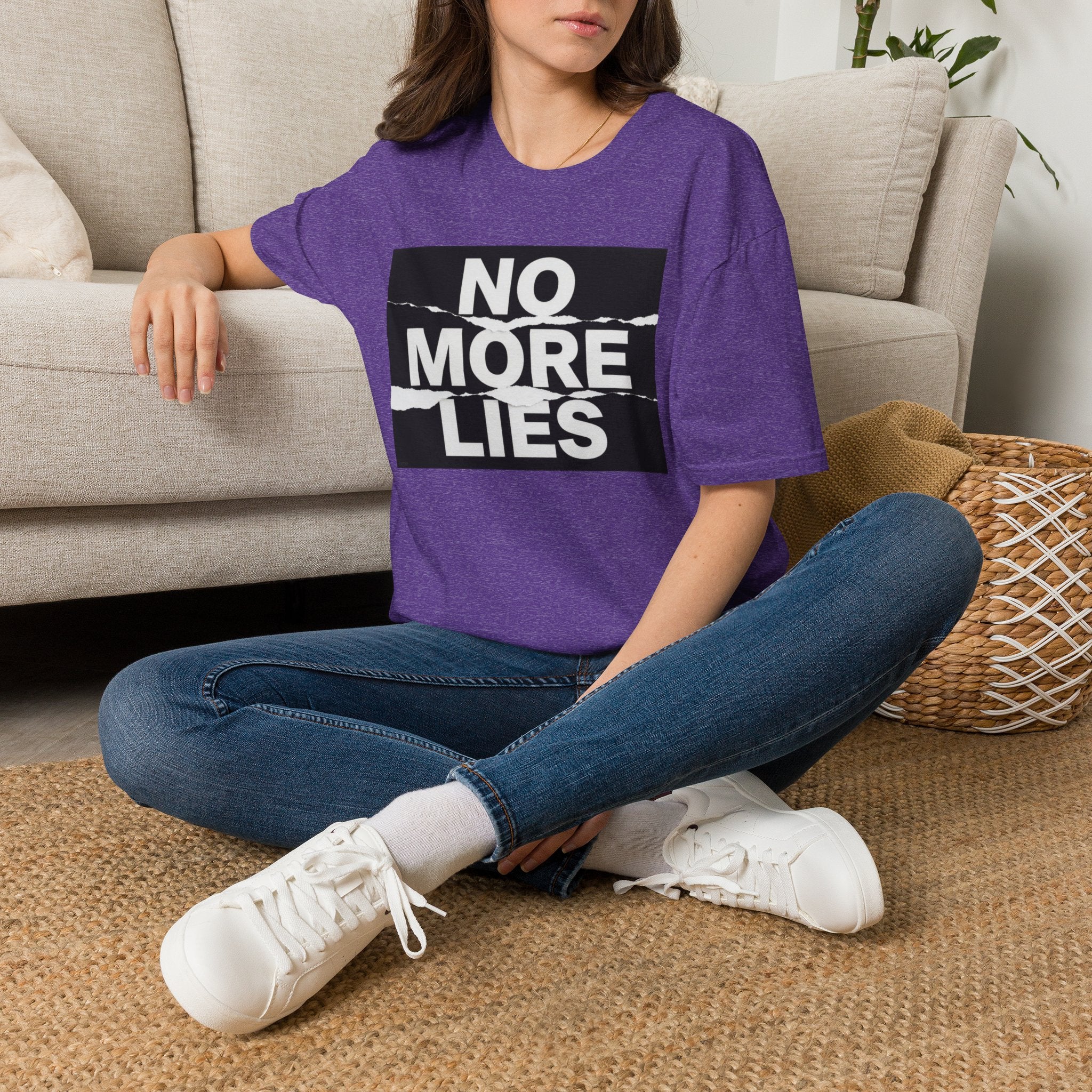 No More Lies T-Shirt — Bold Protest Graphic Tee