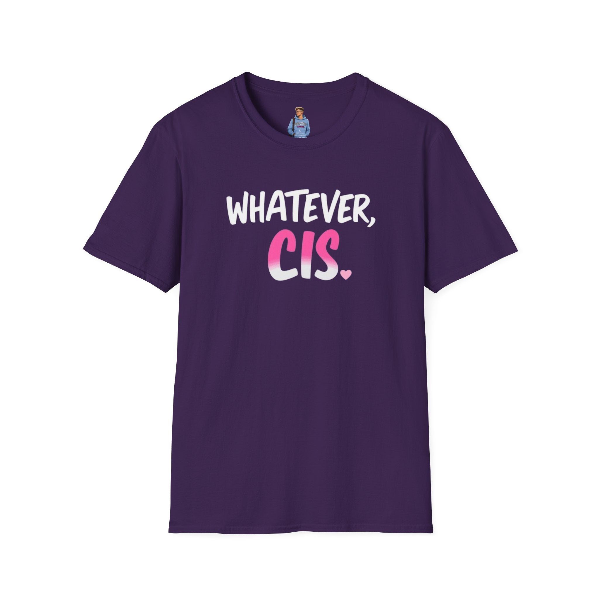 Camiseta unisex estilo suave CIS: ropa cómoda e inclusiva.