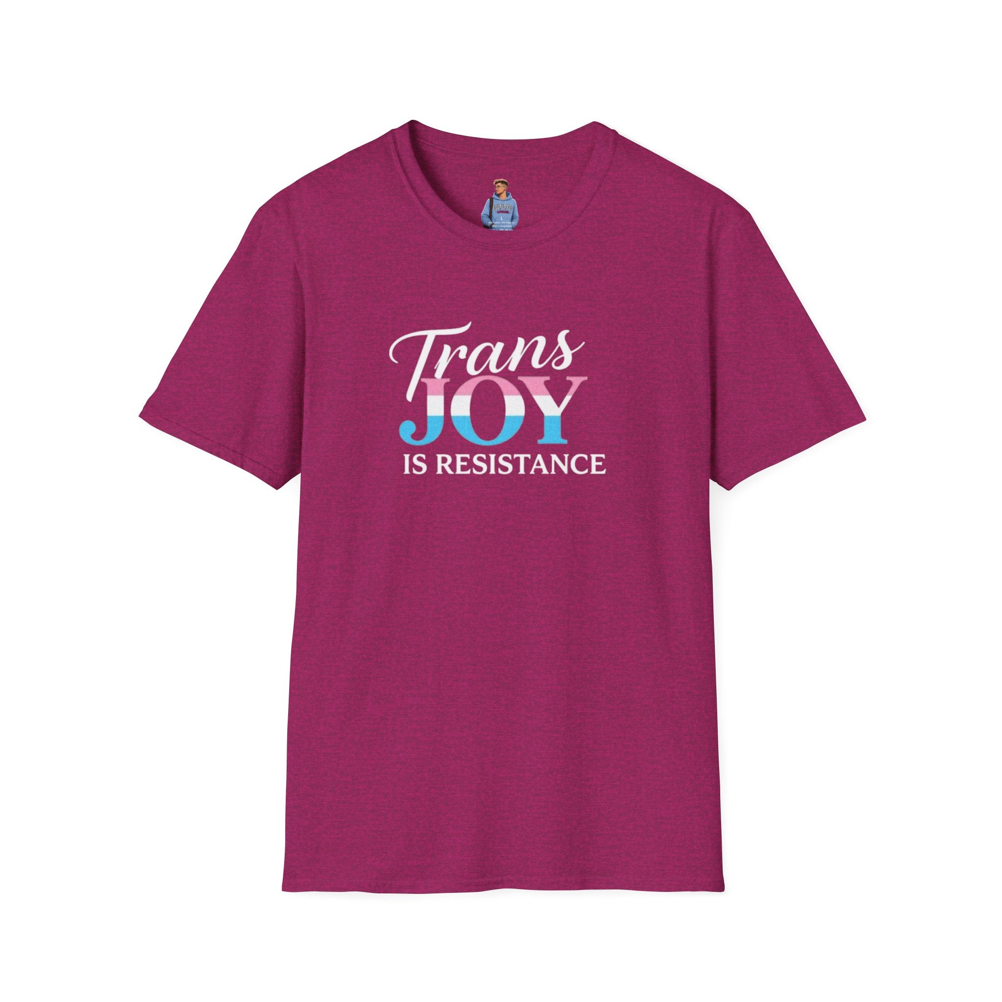 Camiseta unisex Trans Joy is Resistance: Celebra el amor y el empoderamiento