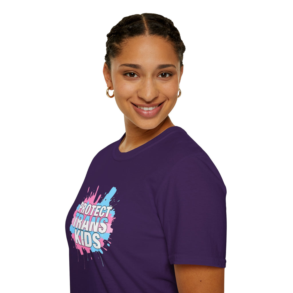 Camiseta unisex infantil "Protect Trans" - Ropa de apoyo LGBTQ+