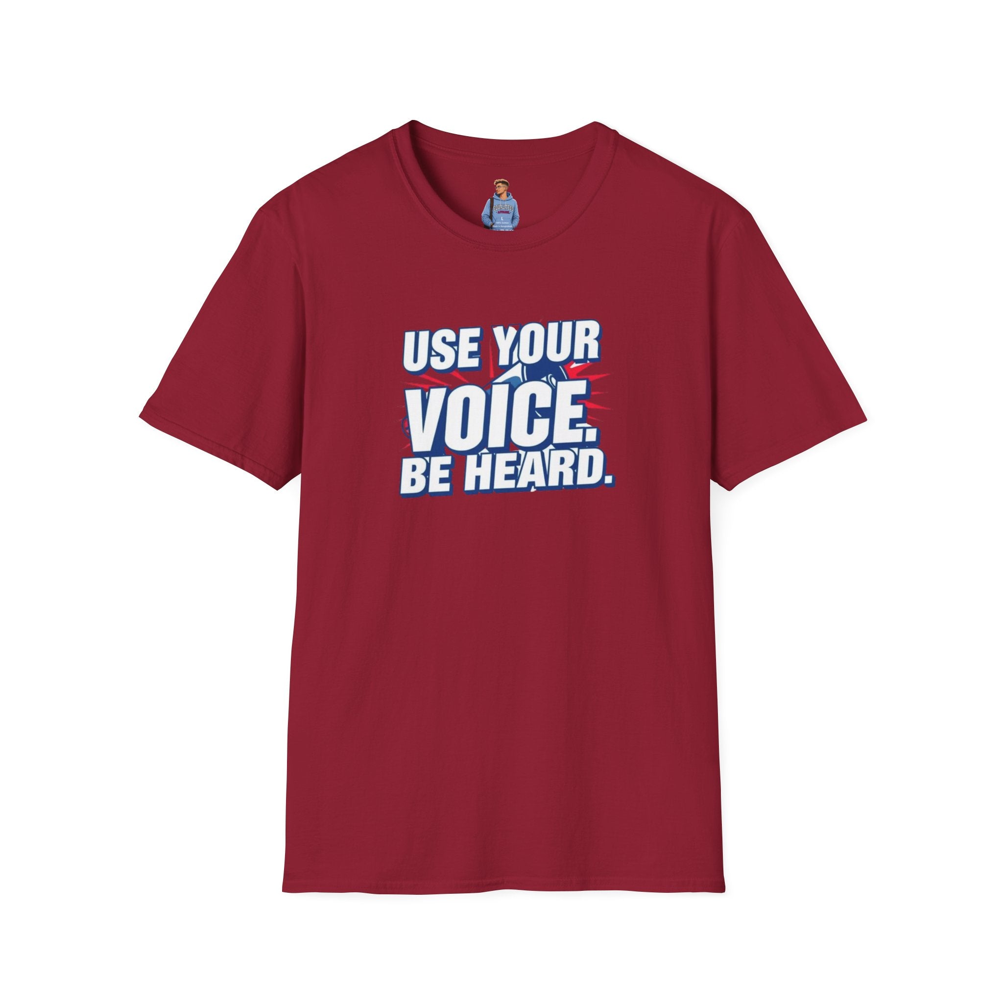 Camiseta de empoderamiento: usa tu voz y hazte escuchar