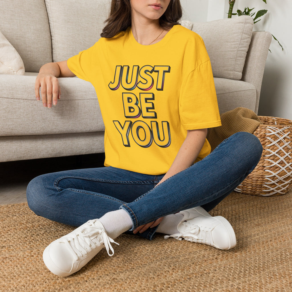Just Be You T-Shirt — Inspirational Minimalist Graphic Tee