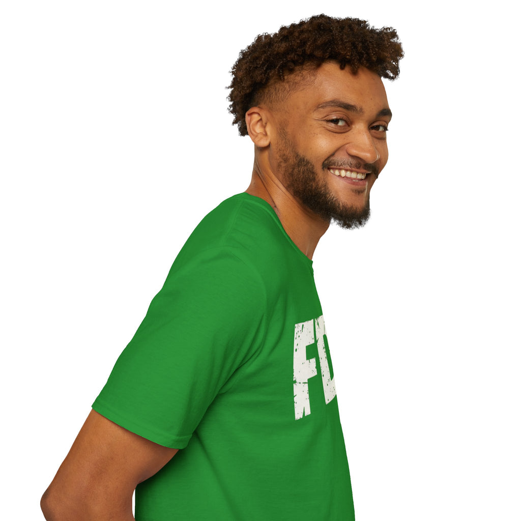 FDT Political Protest Distressed Graphic T-Shirt